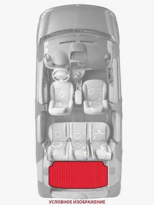 ЭВА коврики «Queen Lux» багажник для Audi 100 (C4)
